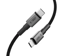 Tech-Protect UltraBoost DNA USB-C PD100W/5A kabelis 100cm – pilkas