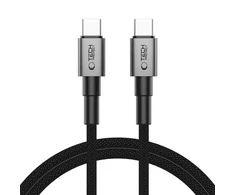Tech-Protect UltraBoost DNA USB-C PD100W/5A kabelis 100cm – pilkas