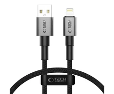 Tech-Protect Ultraboost DNA USB-A / Lightning kabelis 12W/2.4A 25 cm - pilka