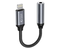 Adapteris for Earphones Lightning – minijack 3,5mm Tech-Protect Ultraboost juodos spalvos