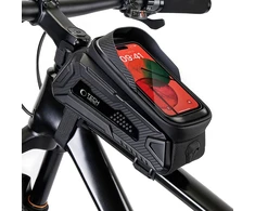 L Tech-Protect V2 Universal Bike Mount Dviračio krepšys, juodos spalvos
