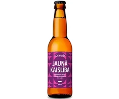 Tējas dzēriens KOKMUIŽA Kombuča, Jaunā kaislība, apiņu, marakuju, stiklā, 0.33l (DEP)