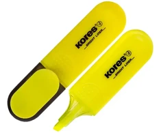 Teksta marķieris KORES BRIGHT LINER dzeltens