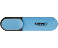 Teksta marķieris KORES BRIGHT LINER mėlynas