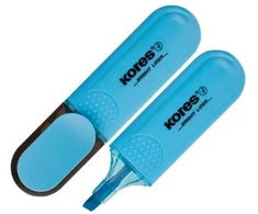 Teksta marķieris KORES BRIGHT LINER mėlynas