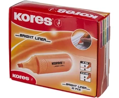 Teksta marķieris KORES BRIGHT LINER oranžs