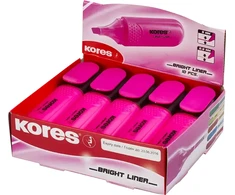KORES BRIGHT LINER rožinis žymeklis