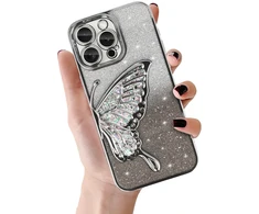 Tel Protect Butterfly Vanduo dėklas skirtas Apple iPhone 13 Pro Max sidabro spalvos