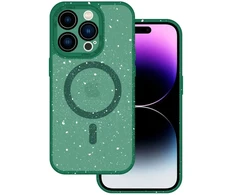 Tel Protect Magnetic Splash Frosted dėklas skirtas Apple iPhone 14 Pro žalios spalvos
