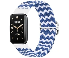 Telcon PINTAS DIRŽELIS MI BAND 7 PRO / M7 PRO (7) MĖLYNAS IR Baltas
