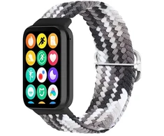 Telcon BRAIDED STRAP MI BAND 8 PRO/M8 PRO (12) Juodas AND Baltas