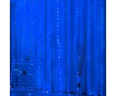Telcon Mėlyna LED CURTAIN (300 LED LAMPS) 3Mx3M Mėlynas