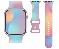 Telcon SILICONE STRAP APPLE WATCH 42/44/45/49MM (97+110) RAINBOW