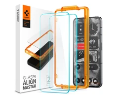 Spigen Alm Glas.TR 2 vnt. – Apsauginis stiklas skirtas Nothing Phone 2 (Transparent)