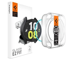 Spigen GLAS.TR EZ FIT 2 vnt. – Tempered glass for Samsung Galaxy Watch 6 44 mm (2 pcs)