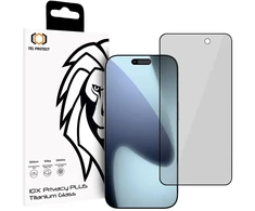 Tel Protect 10X Privacy Plus Titanium grūdintas stiklas, skirtas Iphone 18 Pro
