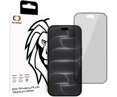 Tel Protect 10X Privacy Plus Titanium grūdintas stiklas, skirtas iPhone 18 Pro Max