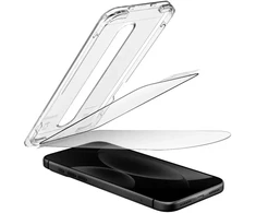 Grūdintas stiklas UNIQ Optix SwiftFit Vivid DX2, skirtas iPhone 18 Pro Max su aplikatoriumi