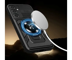 Telforceone TFO „Defender Armor Mag“ dėklas, skirtas „Samsung Galaxy A55 5G“, juodas