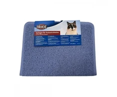 Kaķu tualetes paklājs - Trixie Cat litter tray mat, PVC, 40 × 60 cm light mėlynas