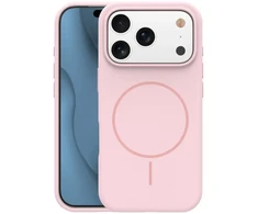 TFO Plonas silikoninis Mag dėklas, skirtas iPhone 17 Pro Max 6,9" / 18 Pro Max 6,9", šviesiai rožinis