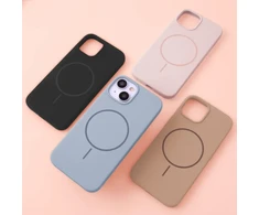 TFO Plonas silikoninis Mag dėklas, skirtas iPhone 16 6,1" tamsiai mėlynas
