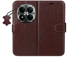 Telforceone TFO „Smart Luxe“ odinis dėklas, skirtas „Xiaomi Redmi Note 15 Pro Plus 5G“, rudas