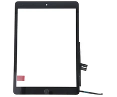 TelForceone Jutiklinis skydelis, skirtas iPad 9 10,2 colio, 2021 m. visas priekis juodas