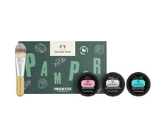 The Body Shop Pamper me Please dovanų rinkinys veido kaukėms