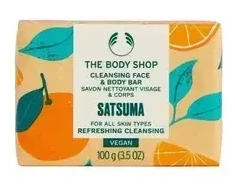 The Body Shop Solid soap for face and body Satsuma (Cleansing Face &amp; Body Bar) 100 g