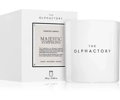 The Olphactory Majestic Symphony Leather Scented Candle, 310 g