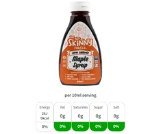 The Skinny Food Co. Maple Syrup 425ml Zero calorie