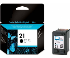 Hewlett Packard (HP) HP 21 originali rašalo kasetė, juoda, standartinės talpos, 5 ml, 190 puslapių, 1 pakuotė