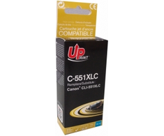 Su UPrint suderinamas rašalas / su rašalas CLI551C XL, C-551XLC, žydra, 695s, 11 ml, didelės talpos