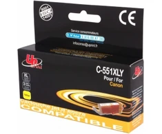 Su UPrint suderinamas rašalas / rašalas su CLI551Y XL, C-551XLY, geltona, 695s, 11ml, didelės talpos