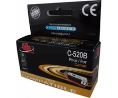 UPrint kompatybilny ink / tusz su PGI520BK, C-520B, juodas, 20ml, su chipem