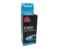 UPrint kompatybilny ink / tusz su C13T26214010, T262140, 26XL, E-26XLB, juodas, 500s, 25ml