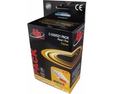 Su UPrint suderinamas rašalas / rašalas su CLI521, C-520/521 PACK, 2xblack/1xcyan/1xmagenta/1xyellow, su lustu