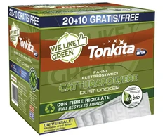 Tonkita we like green TONKITA WE LIKE Žalias Grindų valymo šluostės atsarginės 30 vnt., 8,
