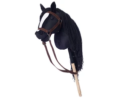 Tootiny Koń na kiju Hobby Horse HOPPIHORSE A3 juoda