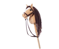Tootiny Koń na kiju Hobby Horse HOPPIHORSE A4 smėlio spalva