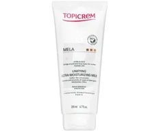Topicrem MELA Drėkinantis kūno pienelis vienodinantis itin drėkinantis pienelis 200 ml