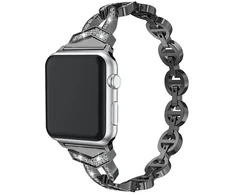 Išmaniojo laikrodžio apyrankė Oem, skirta Apple Watch (42/44/45 mm), Grafito spalvos