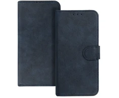 Toptel Topt Dėklas BOOK COMMON Universali (Dydis L) skirtas Apple iPhone 6 Plus/7 Plus/8 Plus/Xs Max/11 Pro Max/Samsung S20 FE/S21 FE/S10 Plus/A10/A32/A54/Xiaomi 12 Lite/Huawei P30 Pro mėlynos spalvos