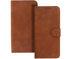 Toptel Topt Dėklas BOOK COMMON Universali (Dydis M) skirtas Samsung S21/S10/Note/Note 2/Note 3/Huawei P30 Lite/P9/P9 Lite/Sony Xperia Z3/Z4/Z5 rudos spalvos