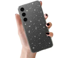 Toptel Tel Protect Crystal Glitter dėklas skirtas Samsung Galaxy S26 Ultra sidabro spalvos