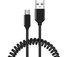 Oem Topt Susuktas kabelis – USB į Micro USB – 2A 1 metras juodos spalvos