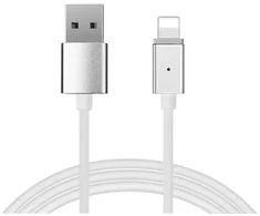 Toptel Magnetinis 1 tipo USB jungties kabelis su „Lightning“ jungtimi ir nuimamu kištuku, skirtas iPhone 5/6//7/8/X, 1 metro ilgio, lizdinėje plokštelėje