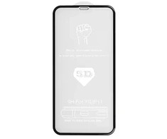 Toptel Riposo Apsauginis stiklas „5D“ įvairiems telefonų modeliams, juodas IPHONE 11 PRO MAX (6.5')
