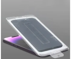 Fusion Accessories Grūdintas stiklas Full Glue Privacy Easy-Stick Box, skirtas iPhone 17 PRO MAX, Juodas